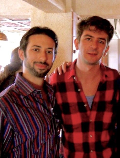 Con l'attore e conduttore Francesxo Mandelli- Premio della Sarira, La Capannina, Forte dei Marmi (LU) (2012)