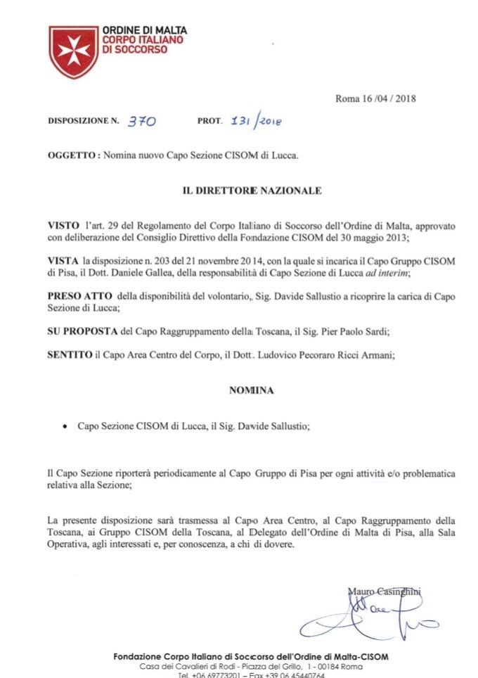 Nomina a 