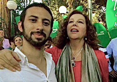 Con l'attrice Stefania Sandrelli - La Versiliana, Marina di Pietrasanta (LU) (2012)