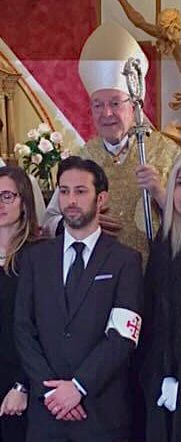 Con S.E.R. Card. George Pell, ex Prefetto della Segreteria per l'Economia del Vaticano - Chiesa di Santa Rita, Viareggio (LU) (2016)
